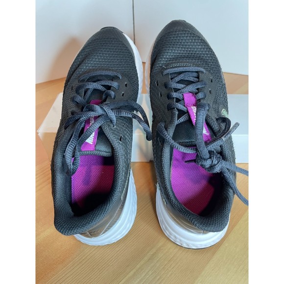 Nike Revolution Power Black Running Sneakers Shoe | Women's Size 6 US - Picture 9 of 11